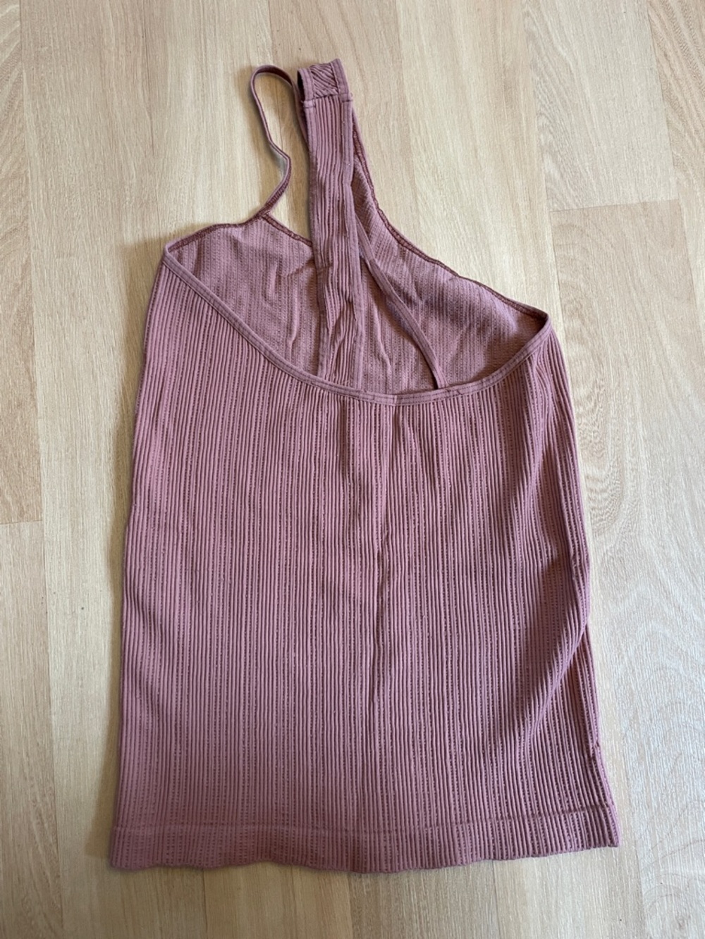 Intimately Free People Ribbed One-Shoulder Tank Top Size M/L - Picture 2 of 3